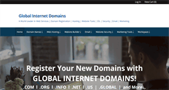 Desktop Screenshot of globalinternetdomains.com